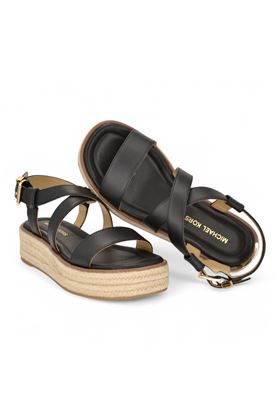 Zatterone donna in pelle colore nero. MICHAEL KORS | 40S5LYFS1L-NERO